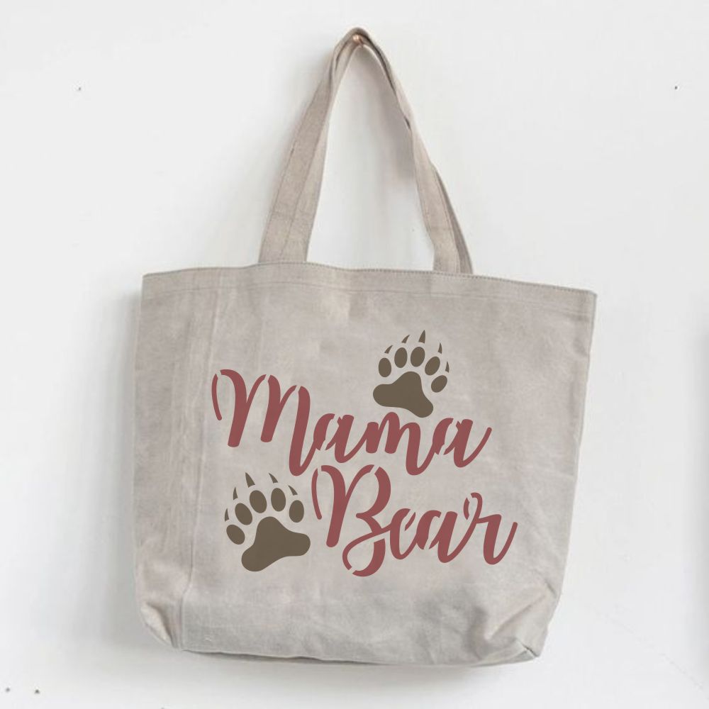 Dog Mom, Halloween, Personalized Canvas Tote Bag, Gift For Dog