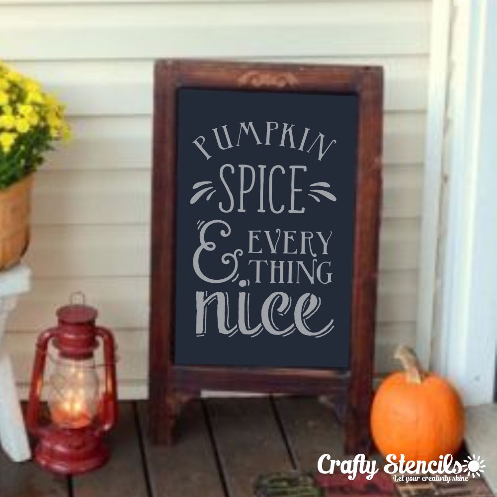 Happy Harvest Fall Adhesive Back Stencils – Northwest Crafts and Decor LLC