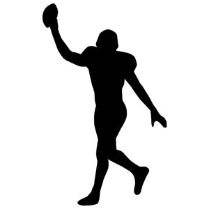 football silhouette clipart