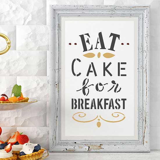 Ornate Cake Letter Stencils by Designer Stencils – Confection Couture  Stencils