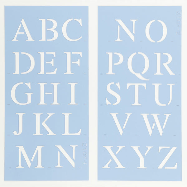 Whimsical Letter Stencil Set